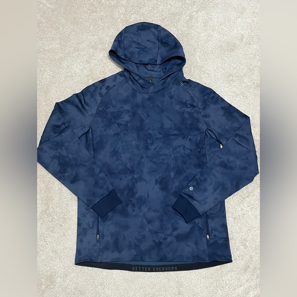 Lululemon Men’s Textured Tech Hoodie - Navy - Picture 6 of 12